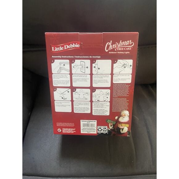 Little Debbie Viral Inflatable Lighted 4.5 Ft Christmas Tree In White Vanilla - Picture 10 of 10